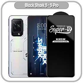 Mua Kính cường lực Super D cho Black Shark 5 - 5 Pro  Full viền Đen