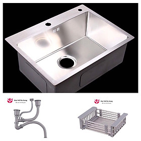 Mua Combo chậu rửa bát 1 hố INOX304 và Vòi nóng lạnh