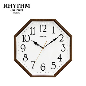 Mua Đồng hồ treo tường Nhật Bản Rhythm CMG614NR06- Kt 30.0 x 30.0 x 4.2cm  trọng lượng 636g. Vỏ nhựa  dùng PIN.