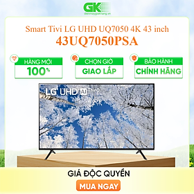 Smart Tivi LG 43 Inch 4K 43UQ7050PSA - Hàng chính hãng - Chỉ giao HCM