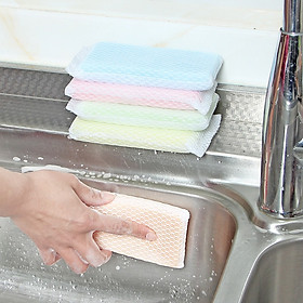 Mua Bộ 5 Mút Lưới Rửa Chén Tạo Bọt Kháng Khuẩn Siêu Mềm NNX01