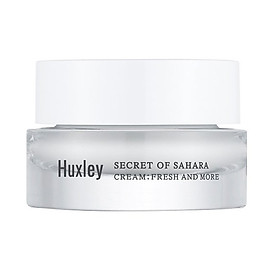 Kem dưỡng da ẩm mượt dạng gel cho da khô da dầu Huxley Cream Fresh and More 7ml (Travel Size)