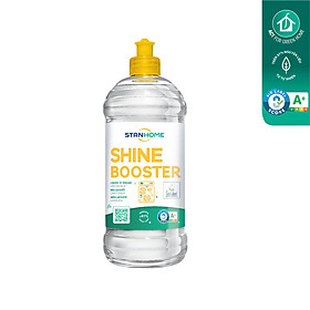 Nước làm bóng, trợ xả cho máy rửa bát Shine Booster Stanhome tiêu chuẩn Ecolabel Châu Âu 750ml/chai