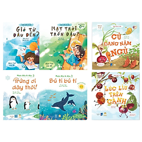 Combo Muôn Điều Kì Diệu phần 1-2-3 Lẻ tùy chọn - Sách Thơ Cho Bé Tập Nói Tập Đọc 0-3-6 Tuổi - Combo6QMuônĐiềuKìDiệuP1-2-3