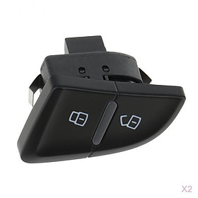 2x Right Front ABS  Door Lock Unlock Switch Push Button for  A4