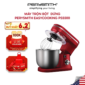 Máy nhồi trộn bột 5,5 lít 6 chế độ Perysmith PS5500 - Hàng chính hãng