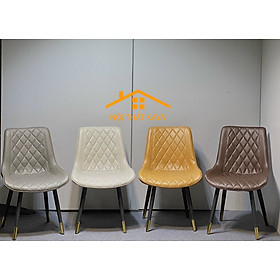 Ghế Angel Nhập Khẩu Bọc Da Microfiber Cao Cấp - Khung và chân ghế bằng Thép Carbon sơn tĩnh điện chống rỉ sét KY-GH11