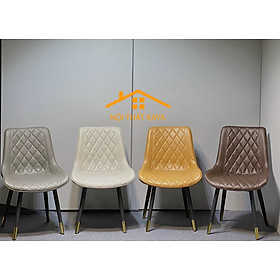 Mua Ghế Angel Nhập Khẩu Bọc Da Microfiber Cao Cấp - Khung và chân ghế bằng Thép Carbon sơn tĩnh điện chống rỉ sét KY-GH11