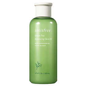 Nước cân bằng dưỡng ẩm từ trà xanh đảo Jeju Innisfree Green Tea Balancing Skin EX 200ml - NEW