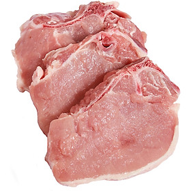 Cốt lết heo nhập khẩu cắt lát - 300GR