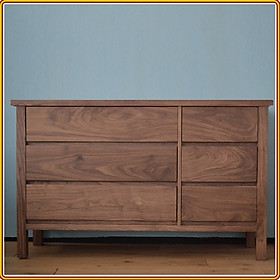 Mua Tủ 6 ngăn kéo Tundo màu óc chó 120 x 40 x 76 cm