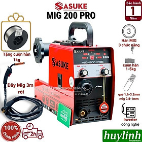 Mua Máy hàn 3 chức năng Sasuke MIG 200 PRO - Tặng cuộn dây 1kg  - Hàng chính hãng