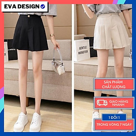 Quần short nữ xếp ly siêu hot 2023 quần đũi nữ chất kaki  lưng chun ống rộng chất kaki hàn thoải mái dễ phối đồ mặc đi chơi dạo phố du lịch