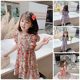 VT57Size90-130 (9-27kg)Váy đầm xoè bé gái - Kiểu dáng công chúaThời trang trẻ Em hàng quảng châu