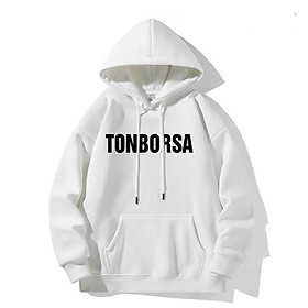 Áo khoác hoodie có mũ unisex nỉ bông dày dặn dáng oversize mặc đôi nam nữ form rộng kiểu dáng hàn quốc In Chữ TONBORSA Nổi Siêu Đẹp có Nón Trùm Đầu To Dây Kéo Tiện Chất Vải Dày Dặn Hàng Hot Trend cá tính chống nắng, Áo sweater chui đầu unisex ulzzang