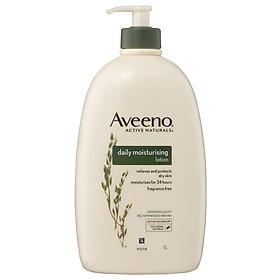 Kem dưỡng ẩm toàn thân Aveeno Active Naturals - Daily Moisturising Hàng ngày Không mùi 1L Nhập Khẩu Mỹ