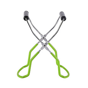 Canning Jar Lifter Tongs Stainless Steel Jar Lifter With Grip Handle 3PC Anti-scald And Non-slip Wide-mouth Clip Safe Convenient