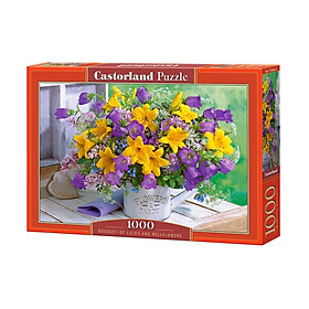 Xếp hình puzzle Bouquet of Lilies and Bellflowers 1000 mảnh CASTORLAND C-104642