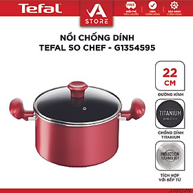 Nồi chống dính Tefal So Chef G1354595 - Đường kính 22cm - Hàng Chính Hãng