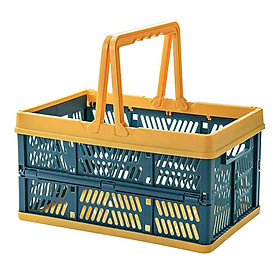 Grocery Shopping Basket Car Trunk Folding Storage Basket