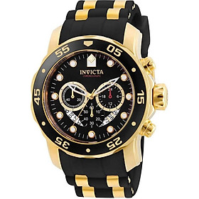 Invicta Men's 6981 Pro Diver Analog Swiss Chronograph Black Polyurethane Watch