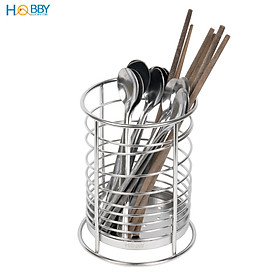 Ống đựng đũa muỗng thìa để bàn inox 304 Hobby home decor OD4