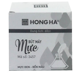 Mực Viết Máy Hồng Hà 60cc 3457 - Mực Đen