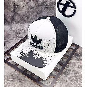 Nón kết, mũ lưỡi trai Unisex Adi.das loang màu phối lưới vải kaki nhập khẩu thời trang