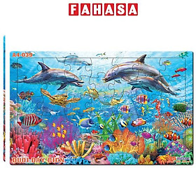 Bộ Xếp Hình Puzzle Minh Châu 35-039 - Dưới Đáy Biển (35 Mảnh Ghép)