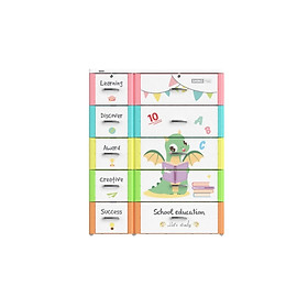 Tủ nhựa Duy Tân Shino 5 tầng 10 ngăn lớn nhỏ tiện lợi sắp xếp quần áo, vật dụng đa năng trong một
