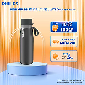 Bình giữ nhiệt Daily Insulated Philips AWP2772GR/97 - màu xám đen