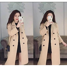 Áo khoác dạ nữ ép