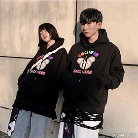 Áo Hoodie Nam Nữ Nỉ Bông Dày Dặn Form Rộng Hàng QC Áo Khoác Nỉ Nam Nữ Sweater UNCOVER