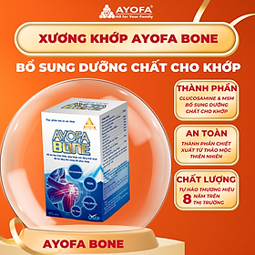 Viên uống hỗ trợ bảo vệ xương khớp, tái tạo sụn Ayofa Bone 45 viên/ Hộp