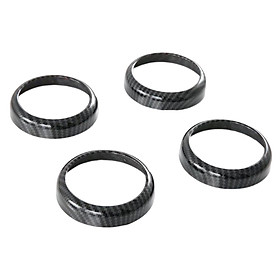 4 Pieces Door Speaker Rings Stickers for Byd Atto 3 Yuan Plus 2022 2023