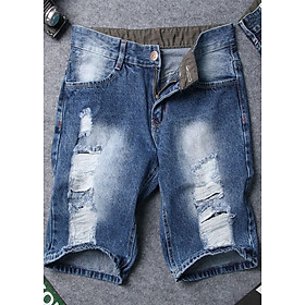 Quần short jean nam xanh đậm Q418 MĐ