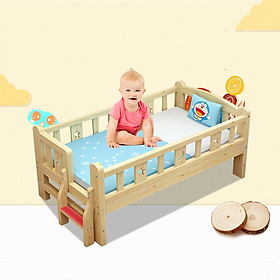 Mua GIƯỜNG NGỦ CHO BÉ 4 MẶT CÓ CẦU THANG