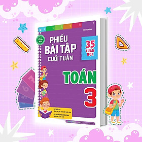 Sách - Phiếu Bài Tập Cuối Tuần Toán, Tiếng Việt, Tiếng Anh Lớp 3 - Chọn Lẻ 3 Môn - Megabook