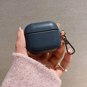 Bao Case da PU Trơn cho Airpods 4 / Airpods Pro 3 - Hàng Chính Hãng