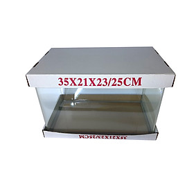 Trọn bộ Bể cá đúc 35x21x23 cm- hồ cá đúc, hồ cá mini để bàn