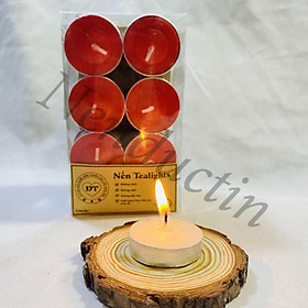 Mua Tealight 30 viên cao cấp cháy trong 2 5 đến 3h không khói an toàn cho sức khỏe