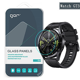 Mua Bộ 3 Kính Cường Lực Dán Màn Hình GOR Dành Cho Huawei Watch GT3 46mm  Trong Suốt - Hàng Chính Hãng