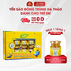 Đông Trùng Hạ Thảo Yến Kid Thiên Ân - Hộp 6 Hũ