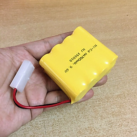 Pin sạc 9.6V dung lượng 700mAh xếp 2 tầng chân cắm Jack Ket 2P