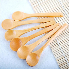 Mua Set 1/5 muỗng gỗ dùng ăn trắng miệng tiện dụng