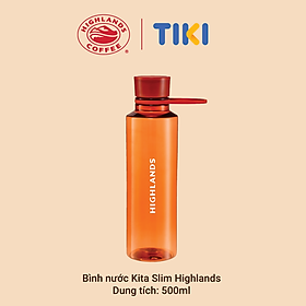Bình nước Kita Slim Eco Highlands 500ml màu ngẫu nhiên