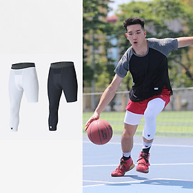 Hình ảnh Quần Redikick Combat Compression Pants Legging lệch bên chơi Bóng đá Bóng rổ Bóng chuyền Tennis Gym