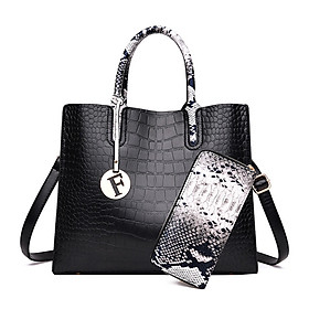 Hình ảnh Crocodile pattern cross-border picture bag handbag large capacity one-shoulder messenger female bag
