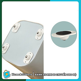 Bộ 4 Bánh Xe Mini Di Chuyển Đồ Vật Xoay 360 độ - Màu ngẩu nhiên