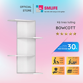 Mua Kệ trang trí phòng khách gỗ công nghiệp SMLIFE Bowcott